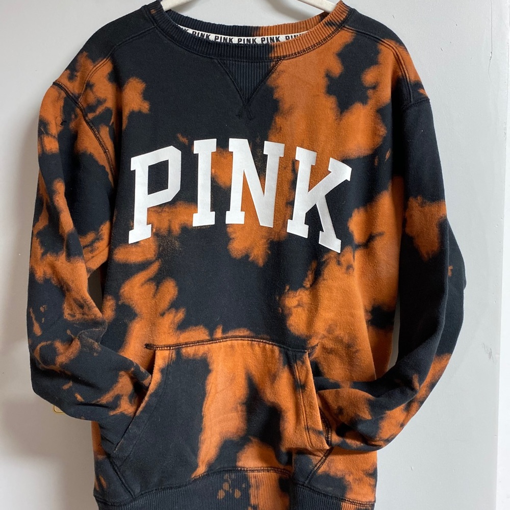 Bleach Tie Dye PINK Crewneck XS